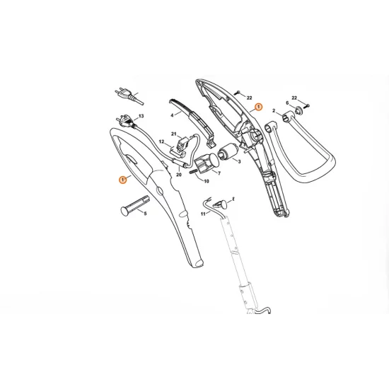 STIHL  Korpus rękojeści 4815 790 1000